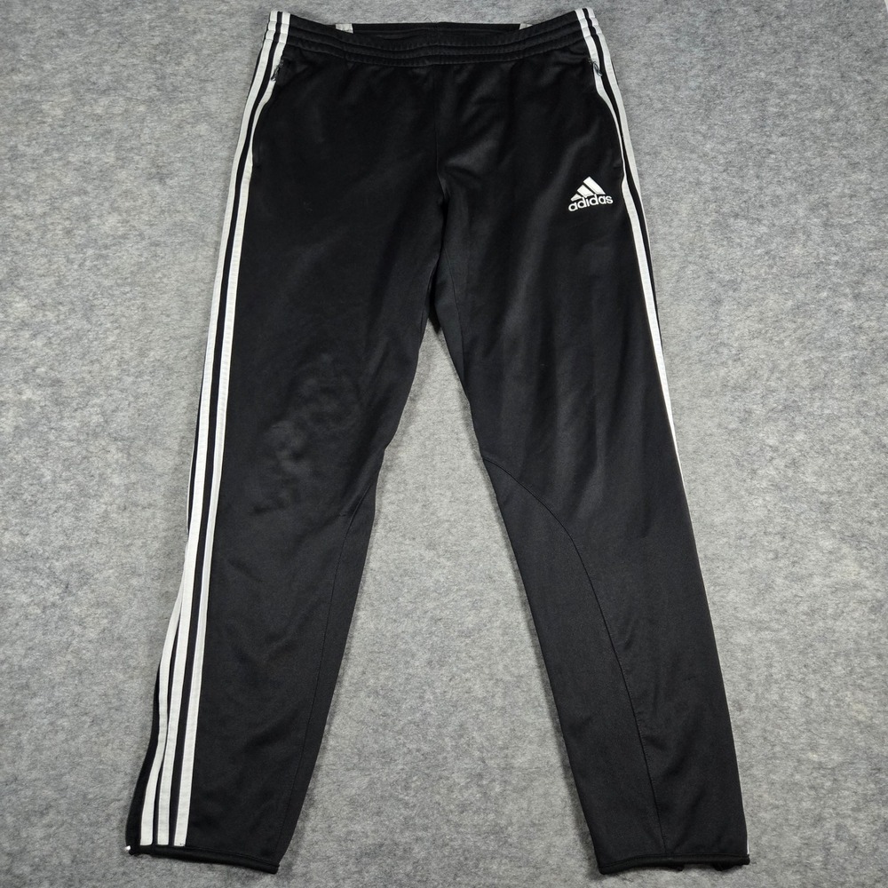 Adidas Mens Black Climacool Athletic Track Pants Large